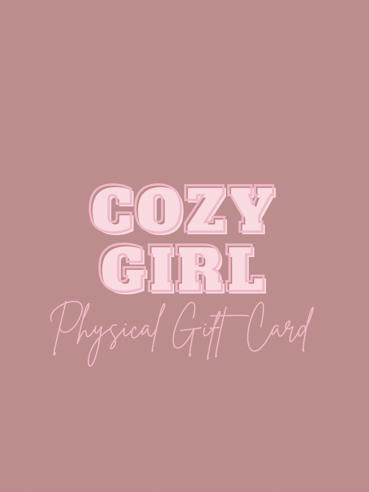 Cozy Girl Physical Gift Card